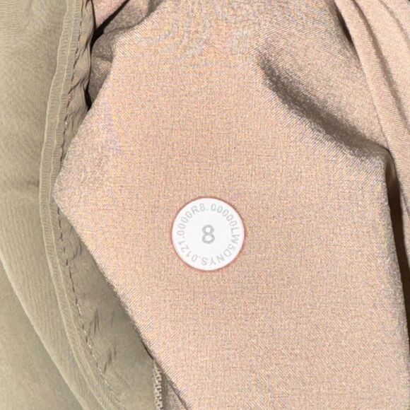 Lululemon Evergreen Track Pant Women's Size 8 Cafe Au Lait Beige Glyde Pockets - Picture 7 of 7